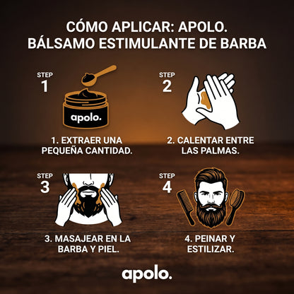 Apolo Ultra — Estimulante de Barba