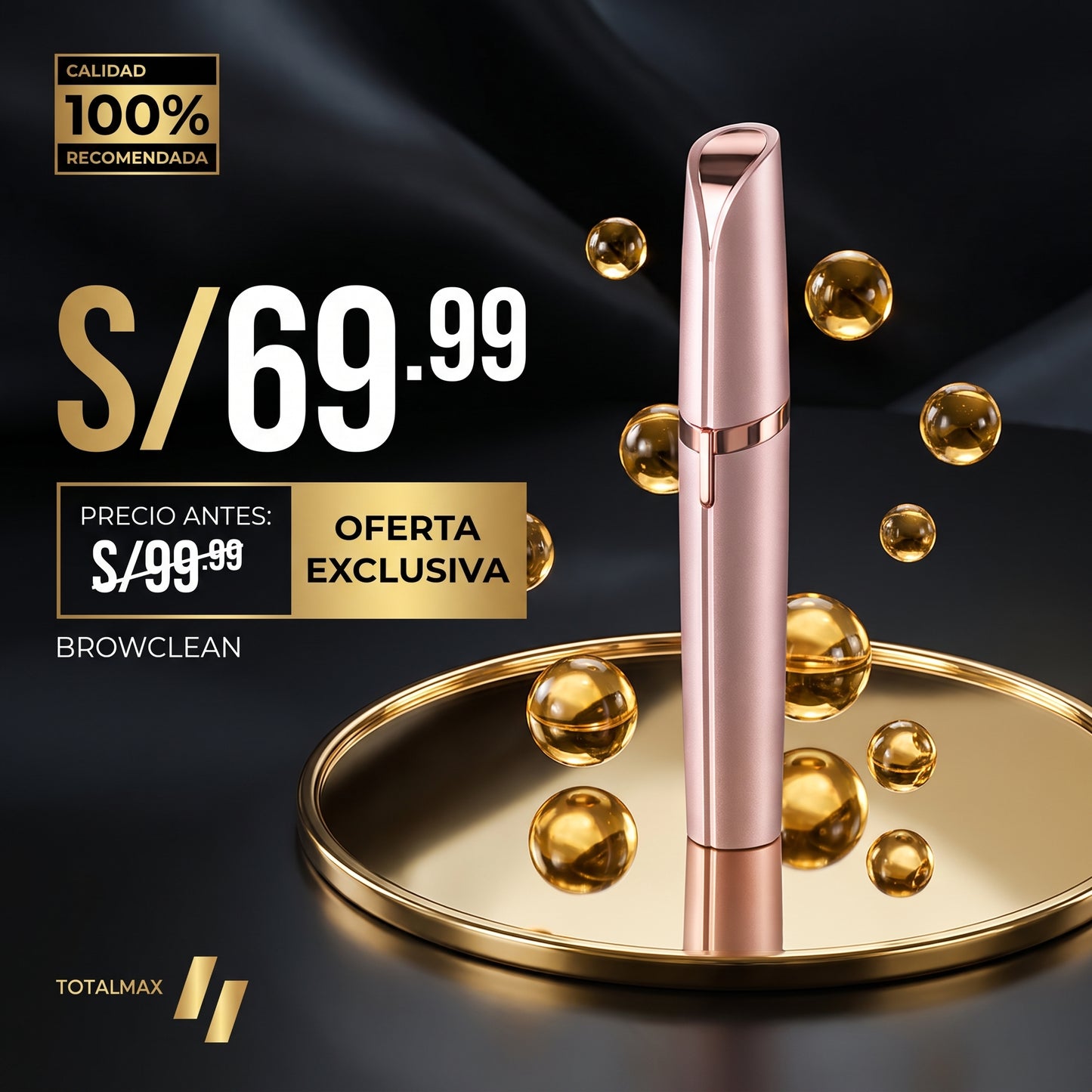 "Perfect Brow" — Depilador de Cejas Eléctrico