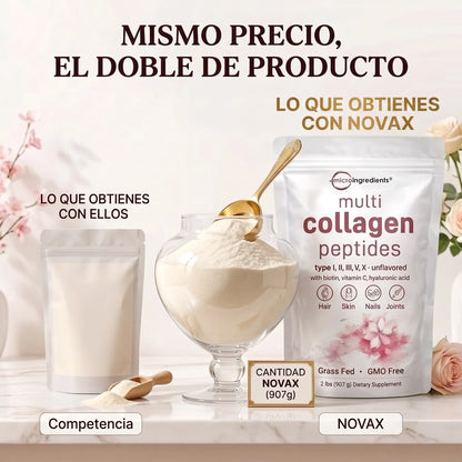 Multi Collagen Peptides — Belleza Total - Novax