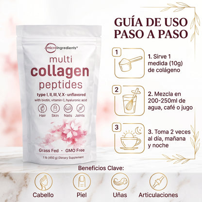 Multi Collagen Peptides — Belleza Total - Novax