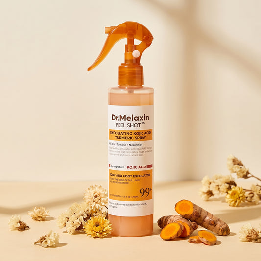 Dr. Melaxin Peel Shot — Ácido Kójico + Cúrcuma - Novax