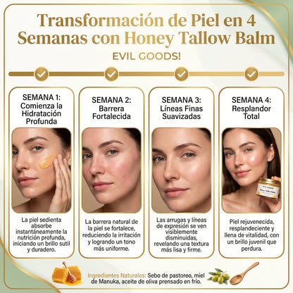 Bálsamo de miel y sebo batido