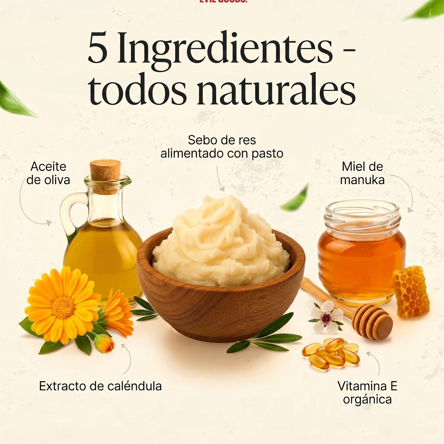 Bálsamo de miel y sebo batido