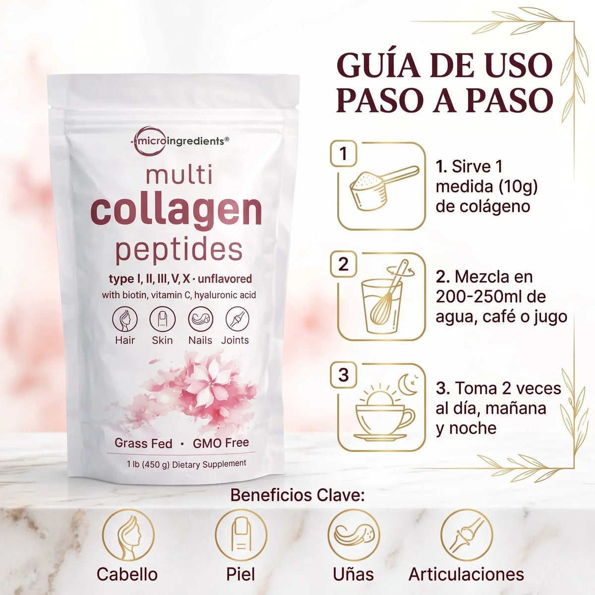 Multi Collagen Peptides — Belleza Total - Novax