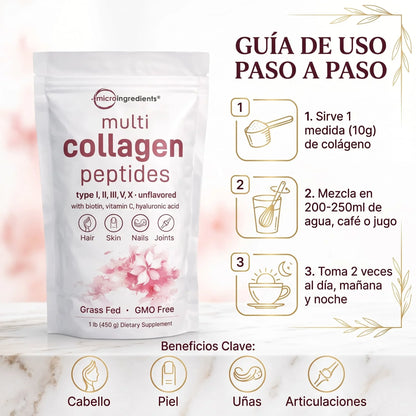 Multi Collagen Peptides — Belleza Total - Novax