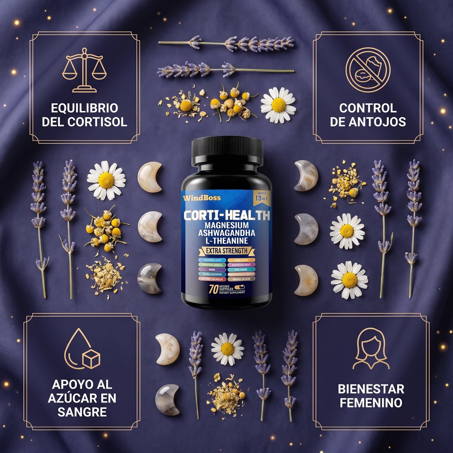 Corti-Health WindBoss – Control de Cortisol - Novax